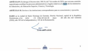 Fragmento del decreto 309-26